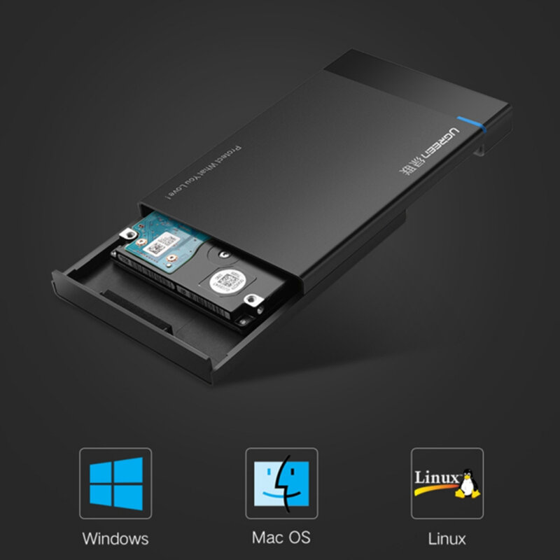 Carcasa rack HDD/SDD Ugreen, 5Gbps, negru, 30847