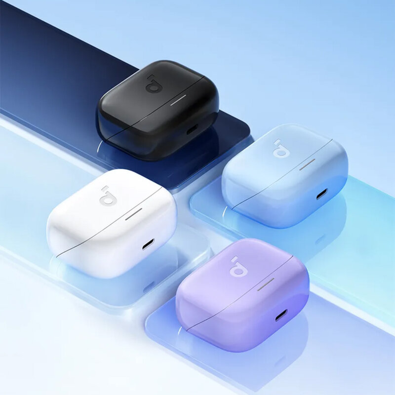 Casti Bluetooth wireless Noise Cancellation Anker K20i, negru