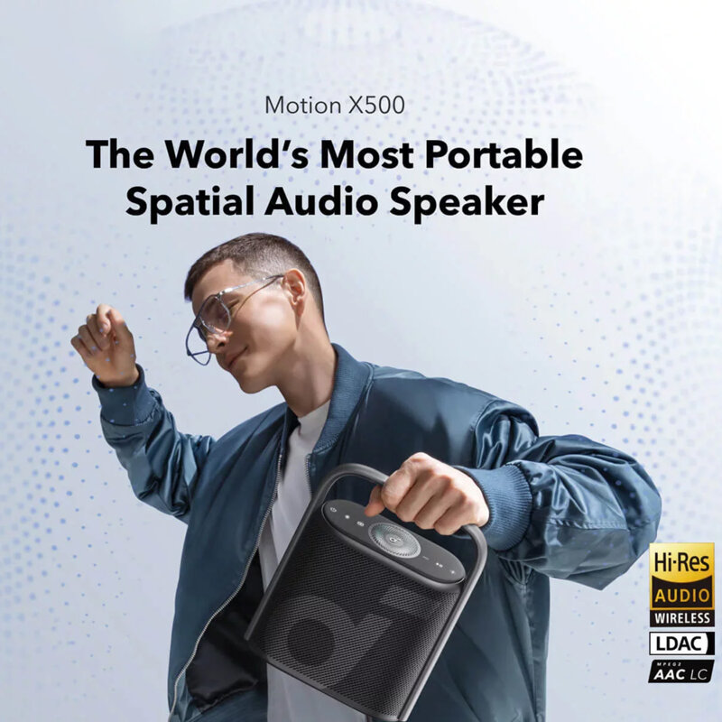 Boxa portabila 40W, sunet 3D Anker SoundCore Motion X500, negru