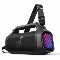 Boxa portabila 140W cu bass, RGB Anker SoundCore Boom 2 Plus, negru