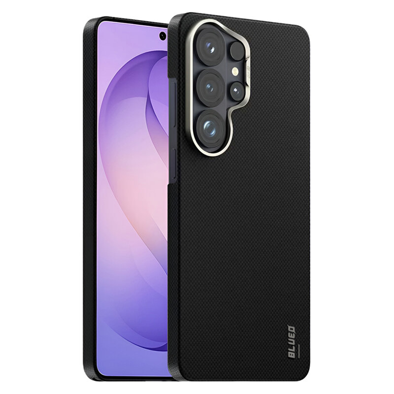 Husa Samsung Galaxy S26 Ultra Blueo AIR Aramid Fiber Series, negru