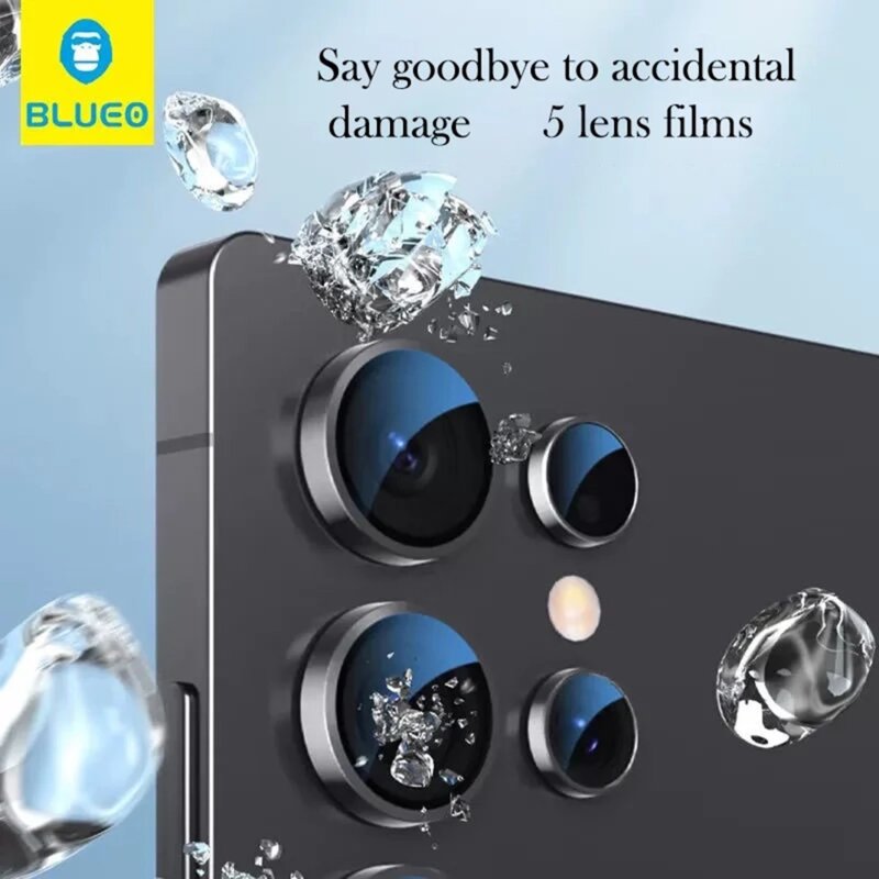 Folie Samsung Galaxy S26 Ultra Blueo Camera Lens Protector, argintiu