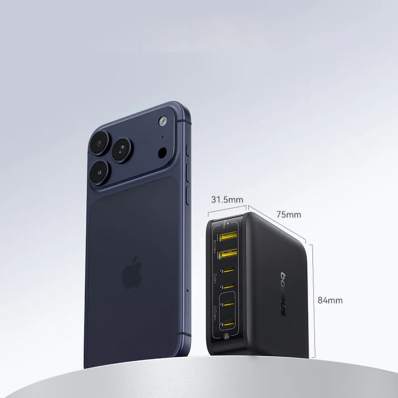 Incarcator priza cu 6 porturi, 120W, Baseus EnerFill FH21, E0120T00