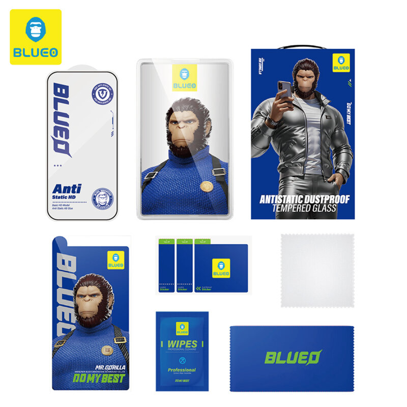 Folie Samsung Galaxy S26 Ultra Blueo Anti-Static HD Glass, negru