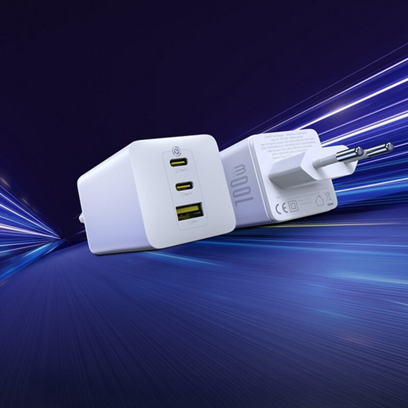 Incarcator priza USB, 2x Type-C, 100W, Baseus EnerFill FE11, P10182102213-00