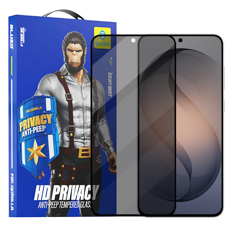 Folie Samsung Galaxy S26 Blueo Anti-Peep Privacy Glass, negru
