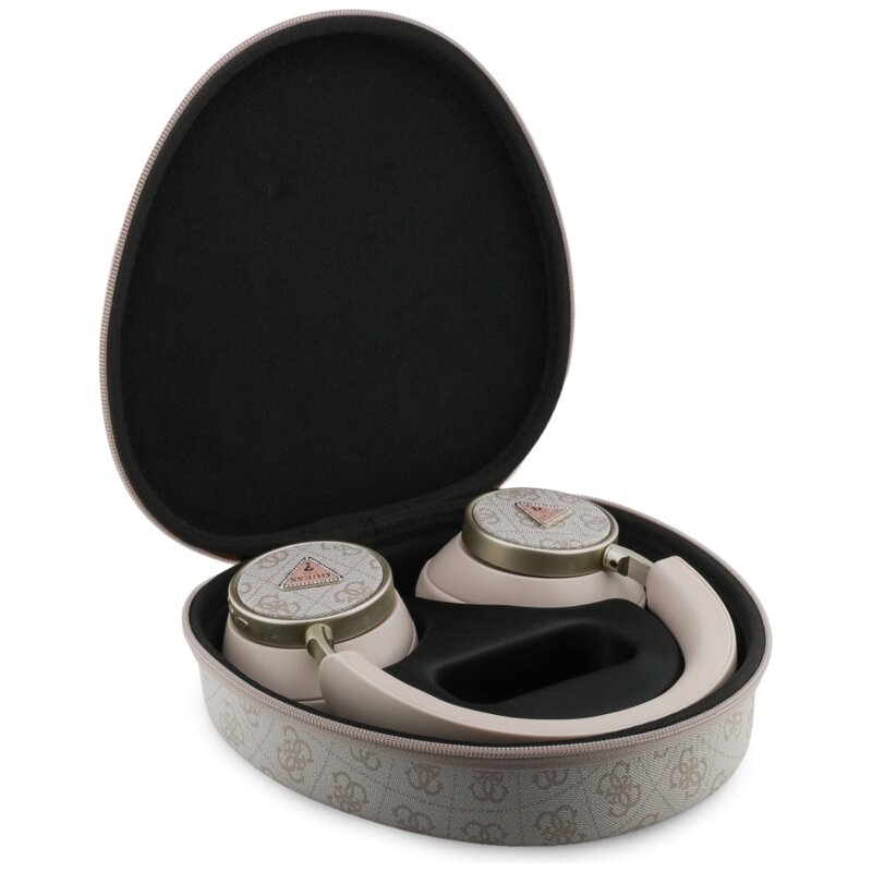 Casti Bluetooth Guess 4G Triangle Logo, roz, GUBHC15P4MRCTP