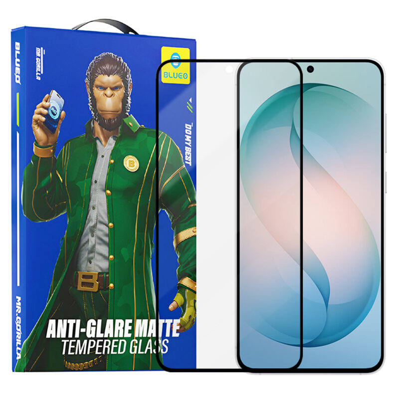 Folie mata Samsung Galaxy S26 Plus Blueo Anti-Glare Matte Glass, negru
