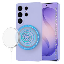 Husa silicon Samsung Galaxy S26 Ultra Techsuit SoftFlex MagSafe, violet