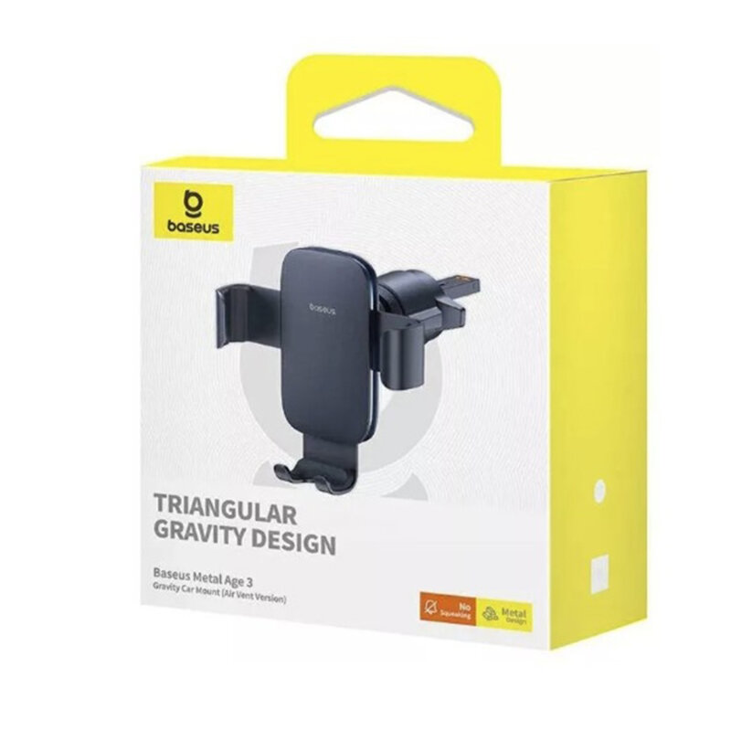 Suport auto pentru grila de ventilatie, Baseus Metal Age 3, C40467600111-01