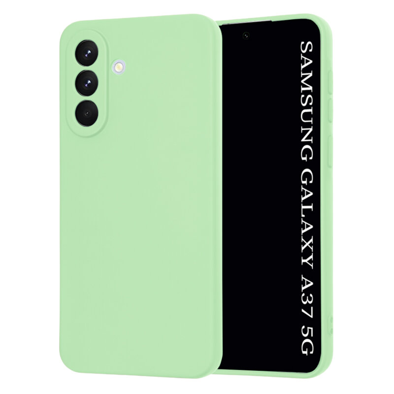 Husa silicon Samsung Galaxy A36 5G Techsuit SoftFlex, verde deschis