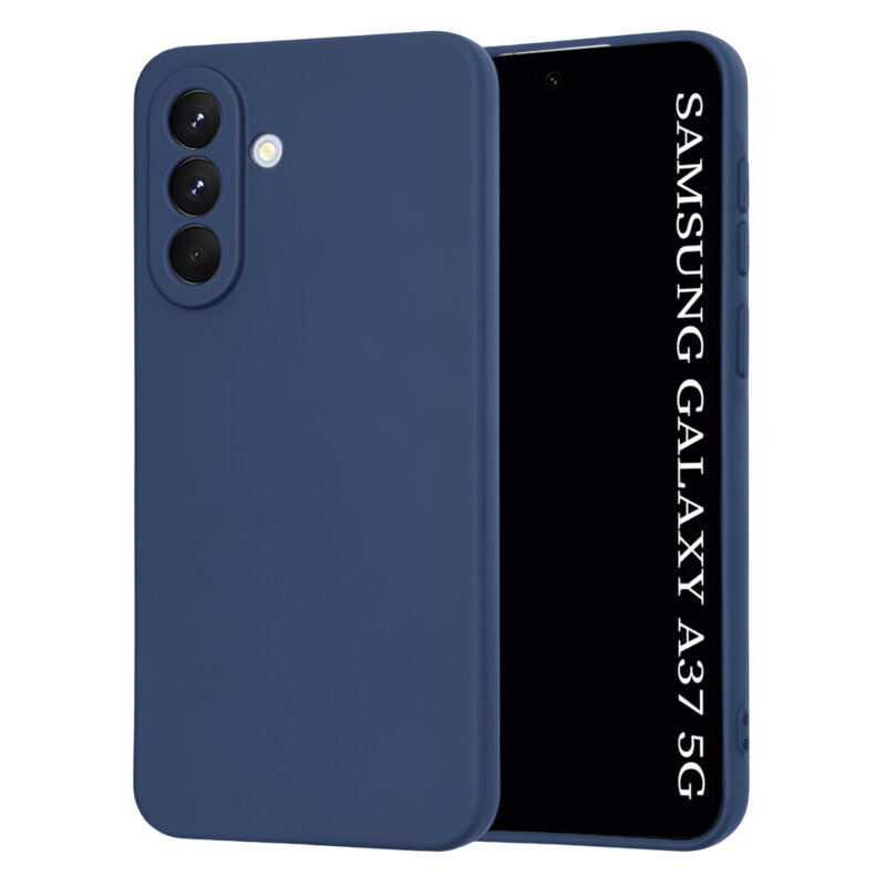 Husa silicon Samsung Galaxy A36 5G Techsuit SoftFlex, bleumarin