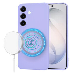 Husa silicon Samsung Galaxy S26 Plus Techsuit SoftFlex MagSafe, violet