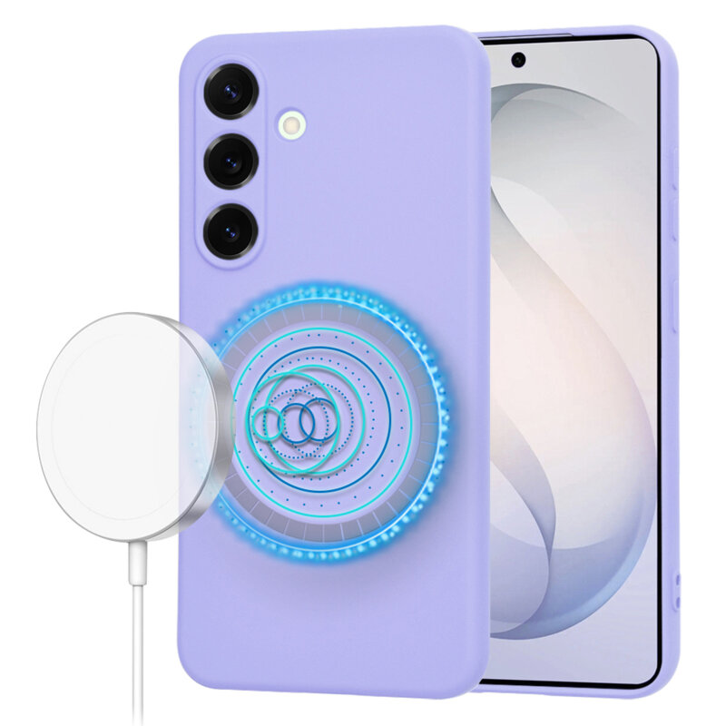 Husa silicon Samsung Galaxy S26 Plus Techsuit SoftFlex MagSafe, violet