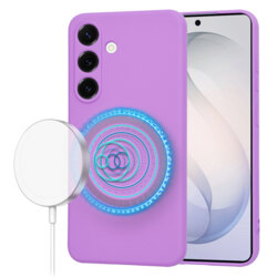 Husa silicon Samsung Galaxy S26 Plus Techsuit SoftFlex MagSafe, mov