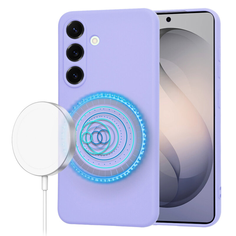 Husa silicon Samsung Galaxy S26 Techsuit SoftFlex MagSafe, violet