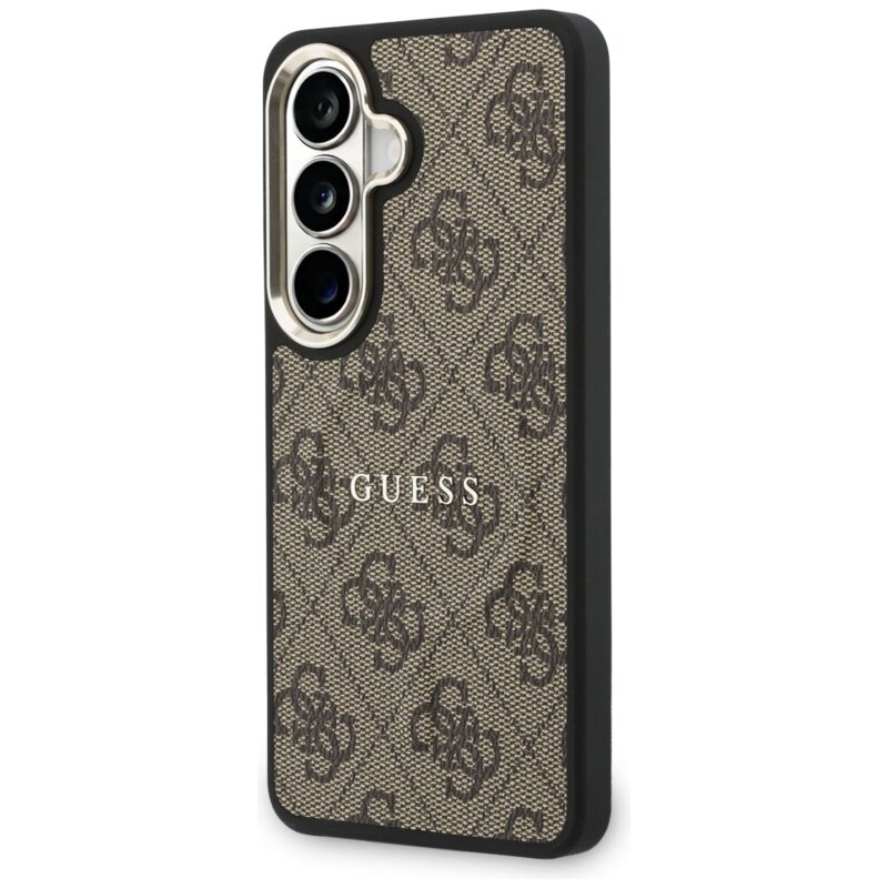 Husa originala Guess Samsung Galaxy S26  4G Embossed Ring MagSafe, maro, GUHMS26SP4MSEGCW