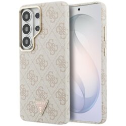 Husa originala Guess Samsung Galaxy S26 Ultra 4G Triangle Logo MagSafe, roz, GUHMS26LP4GTDGMP