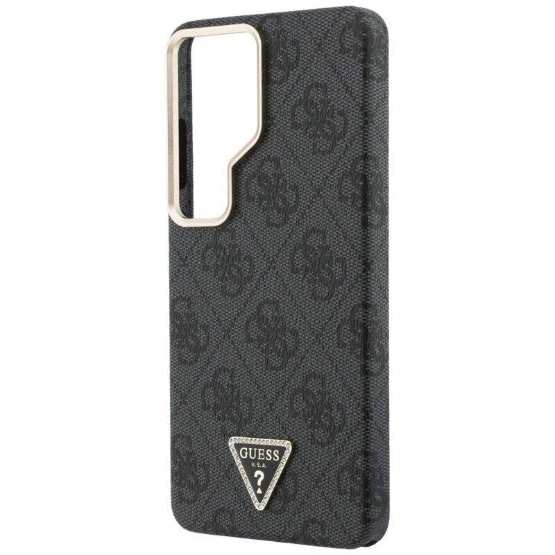 Husa originala Guess Samsung Galaxy S26 Ultra 4G Triangle Logo MagSafe, negru, GUHMS26LP4GTDGMK