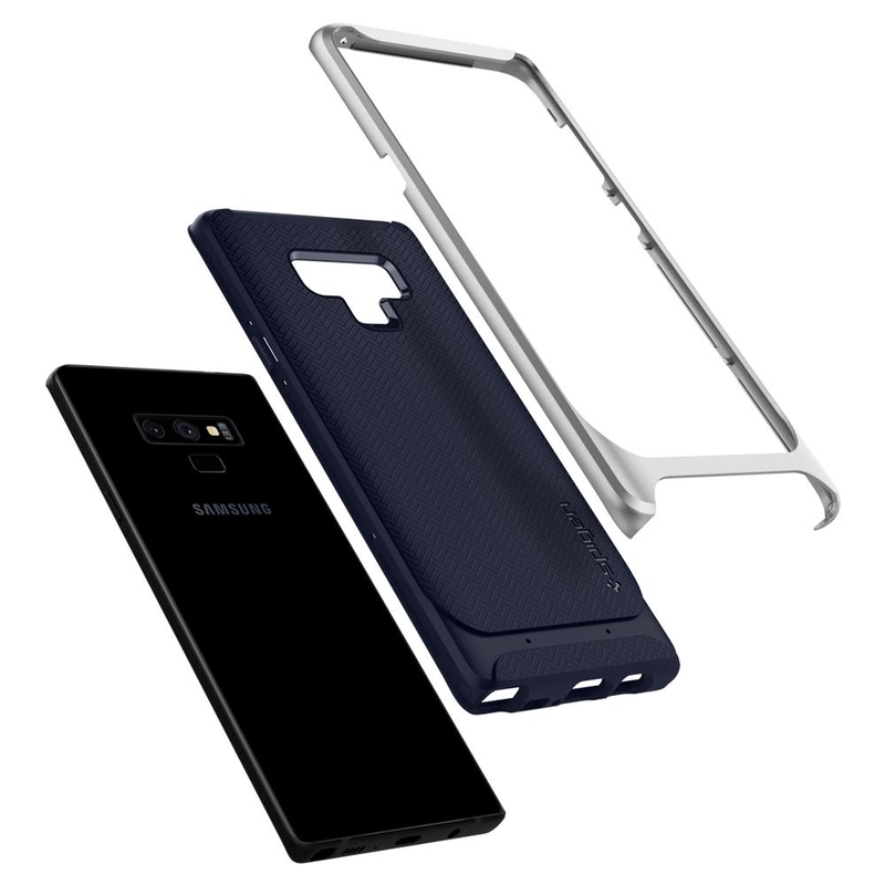 Bumper Spigen Samsung Galaxy Note 9 Neo Hybrid - Artic Silver