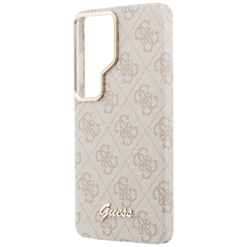 Husa Samsung Galaxy S26 Ultra Guess 4G Script MagSafe, roz, GUHMS26L5P4FWMSP