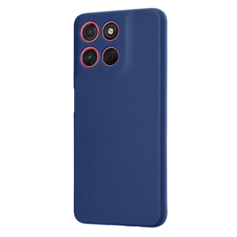 Husa silicon Motorola Moto G57 Power Techsuit SoftFlex, bleumarin