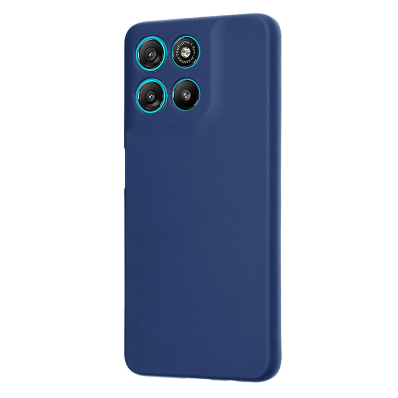 Husa silicon Motorola Moto G67 Power Techsuit SoftFlex, bleumarin