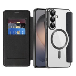 Husa Samsung Galaxy S26 Techsuit SmartMag Book Case, negru