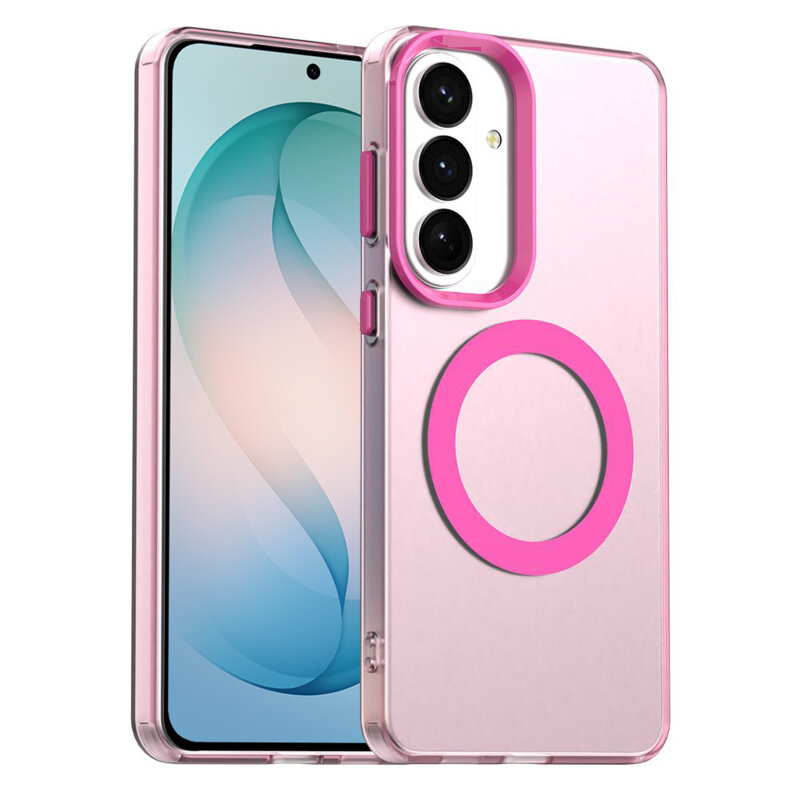 Husa Samsung Galaxy S26 Plus Techsuit CandyCase MagSafe, roz