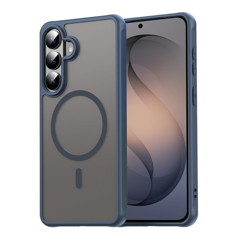 Husa Samsung Galaxy S26 Techsuit HaloFrost II MagSafe, bleumarin