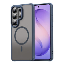 Husa Samsung Galaxy S26 Ultra Techsuit HaloFrost II MagSafe, bleumarin