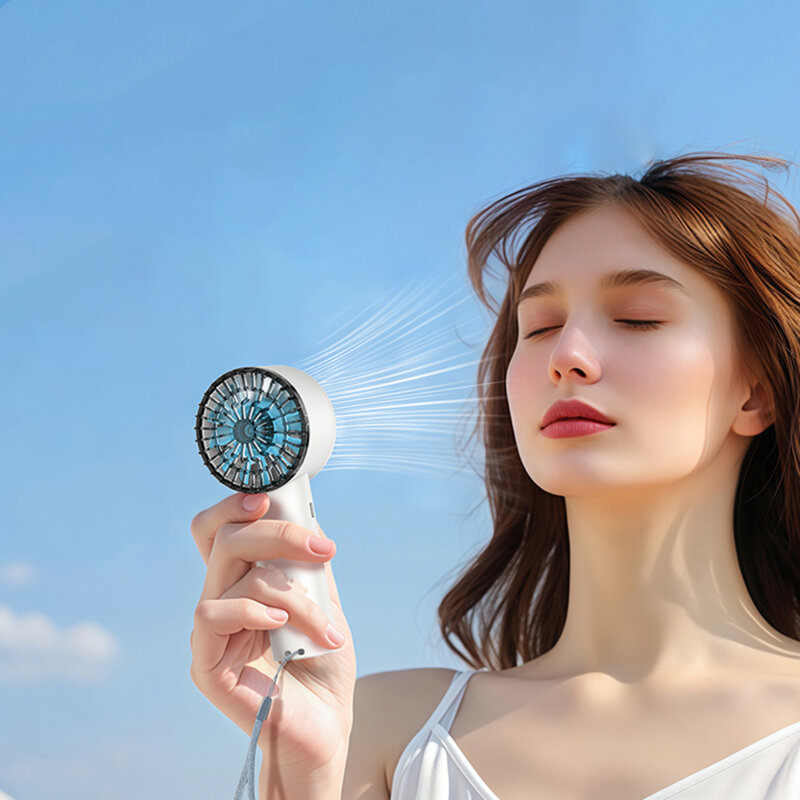 Ventilator portabil cu display LCD, 100 de viteze, 3600mAh Yesido YF18