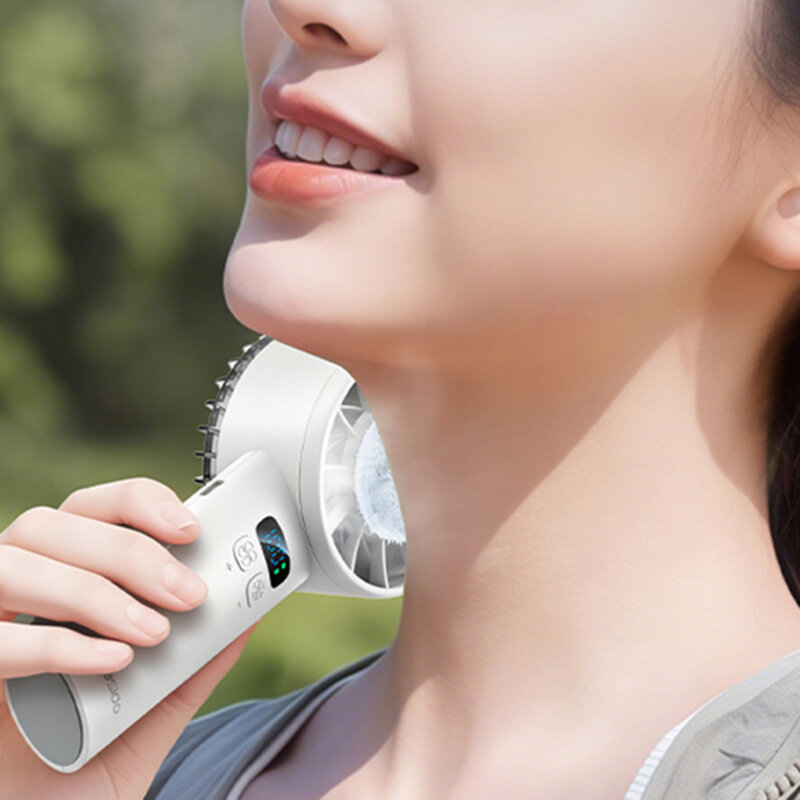 Ventilator portabil cu display LCD, 100 de viteze, 3600mAh Yesido YF18