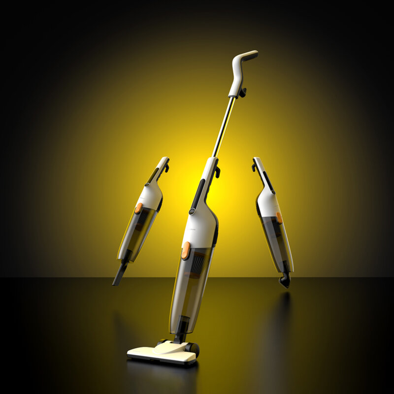 Aspirator vertical cu filtru HEPA Deerma, 17kPa, 1.2l, DX170