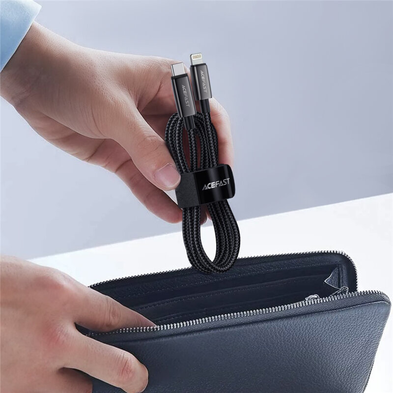 Cablu incarcare iPhone Type-C, Lightning, Acefast C23-01, 1.2m
