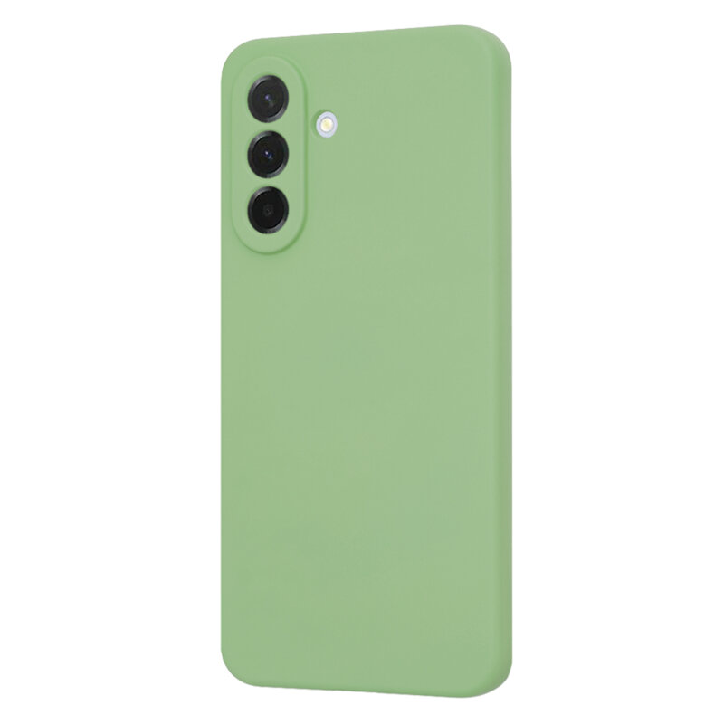 Husa silicon Samsung Galaxy A36 5G Techsuit SoftFlex, verde deschis