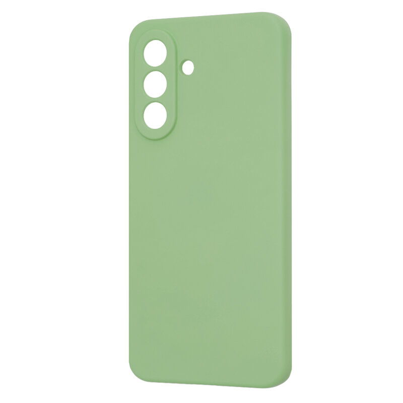 Husa silicon Samsung Galaxy A36 5G Techsuit SoftFlex, verde deschis