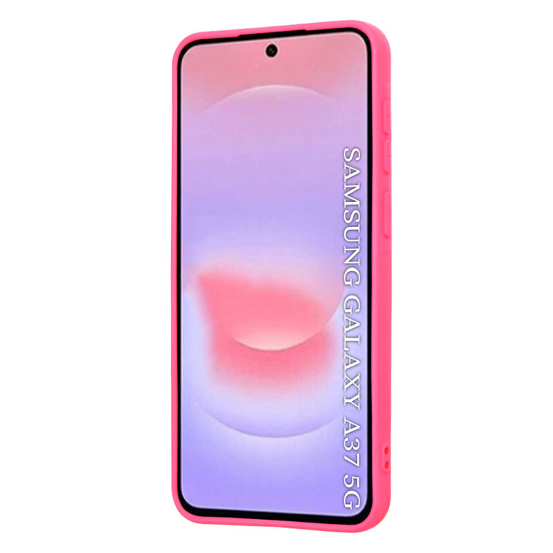 Husa silicon Samsung Galaxy A37 5G Techsuit SoftFlex, fucsia