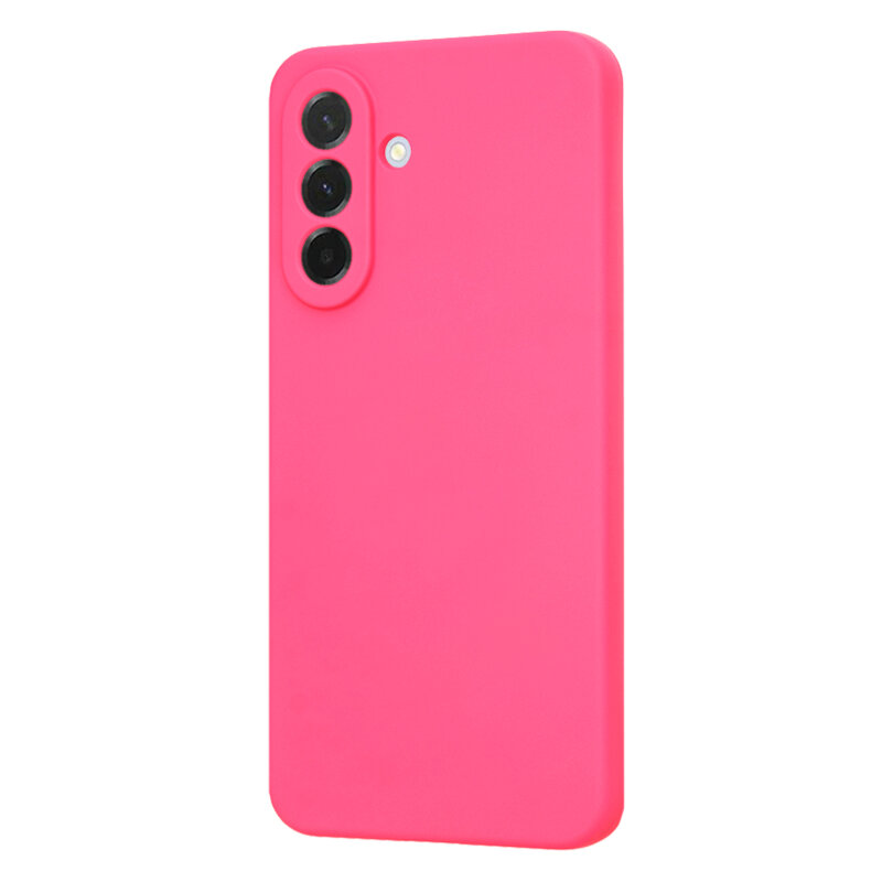 Husa silicon Samsung Galaxy A37 5G Techsuit SoftFlex, fucsia
