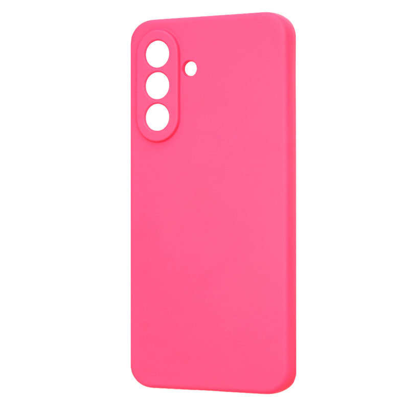 Husa silicon Samsung Galaxy A36 5G Techsuit SoftFlex, fucsia