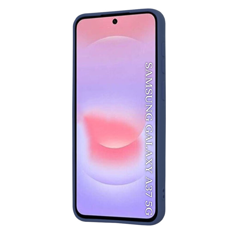 Husa silicon Samsung Galaxy A37 5G Techsuit SoftFlex, bleumarin