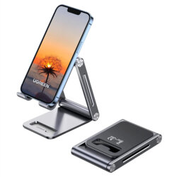 Suport de birou pliabil pentru telefon 4.7-7.9" Ugreen, gri, 80708