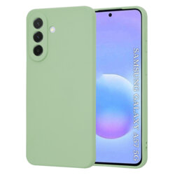 Husa silicon Samsung Galaxy A57 5G Techsuit SoftFlex, verde deschis