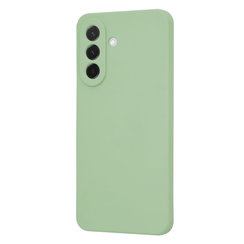 Husa silicon Samsung Galaxy A57 5G Techsuit SoftFlex, verde deschis