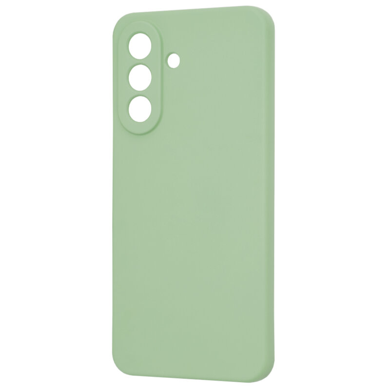 Husa silicon Samsung Galaxy A57 5G Techsuit SoftFlex, verde deschis