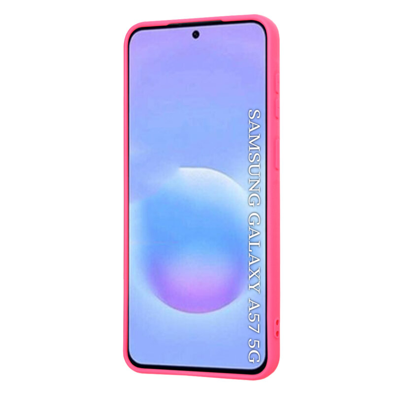 Husa silicon Samsung Galaxy A57 5G Techsuit SoftFlex, fucsia