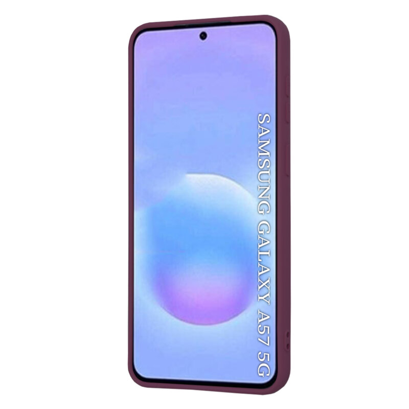Husa silicon Samsung Galaxy A57 5G Techsuit SoftFlex, bordo