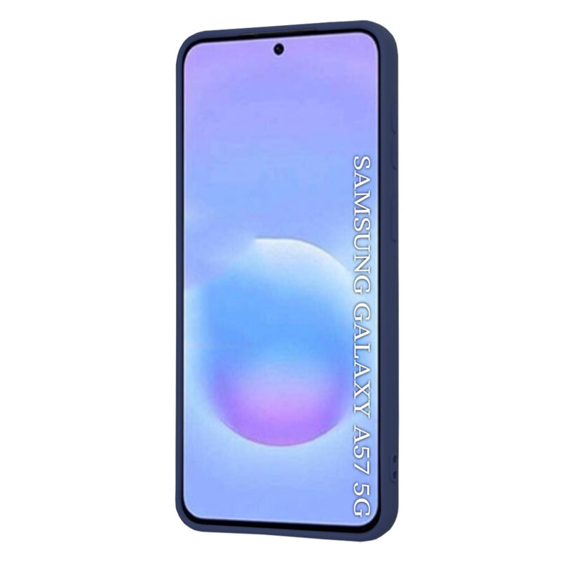 Husa silicon Samsung Galaxy A57 5G Techsuit SoftFlex, bleumarin