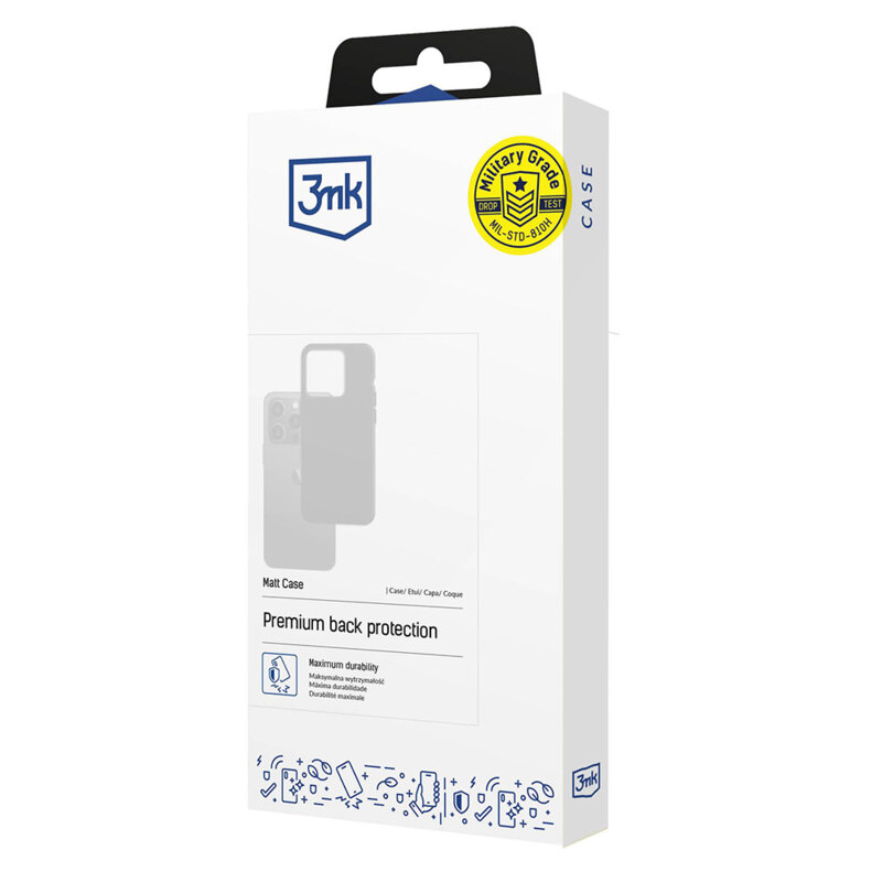 Husa Xiaomi 17 Ultra premium 3mk Matt Case, negru