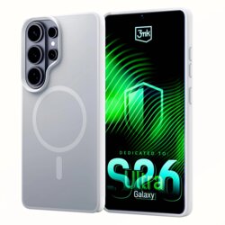Husa Samsung Galaxy S26 Ultra premium 3mk Smoke MagCase, alb